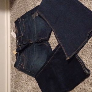 NWT AMERICAN EAGLE OUTFITTERS 16 jeans Aeo Denim Cafe skindigo super stretch